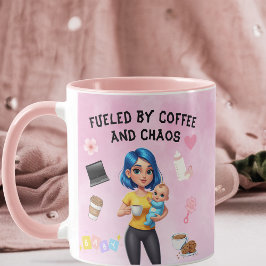 Taza Whimsical Mom Life Mug