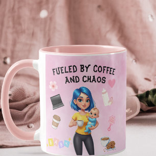 Taza Whimsical Mom Life Mug