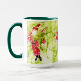 Taza Whimsical Santa 15oz Mug