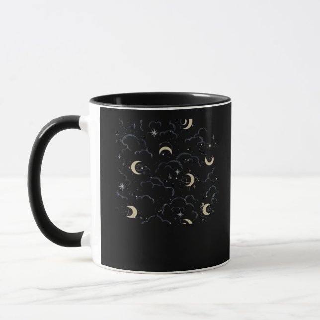 Taza Whimsigoth Clouds Sun Moon Witchen (Izquierda)