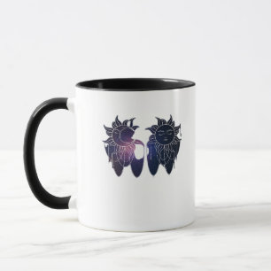 Taza Whimsigoth Starry Night Sun Moon WitchClassic