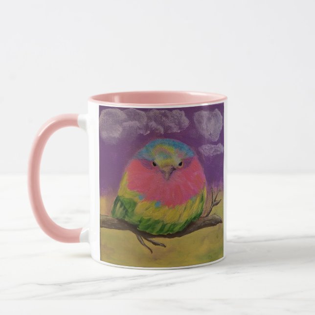 Taza Whimy Bird Mug Be Yourself World se ajustará (Izquierda)
