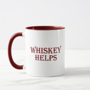 Taza Whiskey ayuda a las citas de whisky con alcohol gr