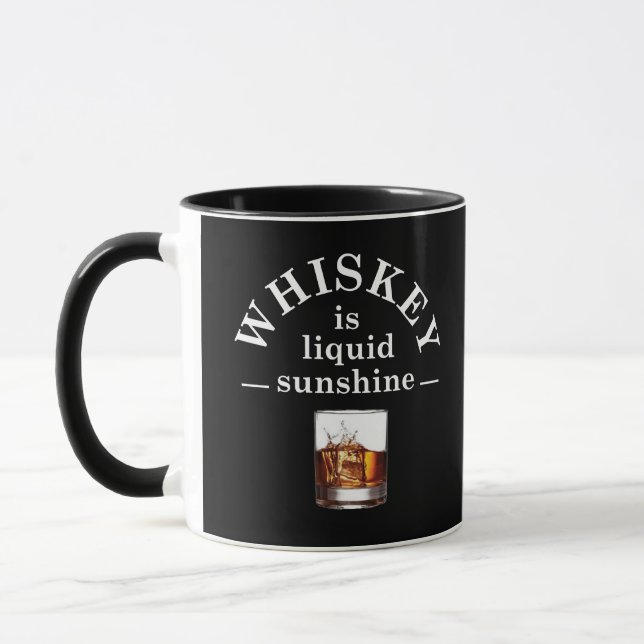Taza Whiskey cita graciosos dichos de bebida (Izquierda)