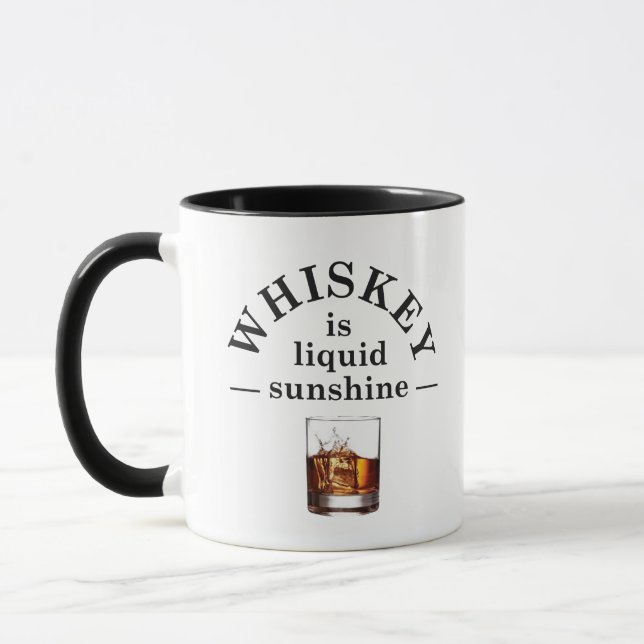 Taza Whiskey cita graciosos dichos de bebida (Izquierda)