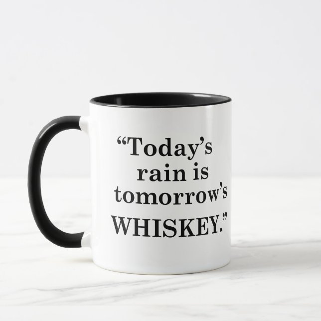 Taza Whiskey cita graciosos dichos de bebida
