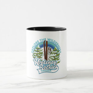 Taza Whistler Canada, explora el área silvestre, logoti