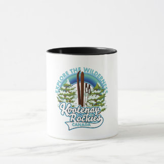 Taza Whistler Canada, explora el área silvestre, logoti
