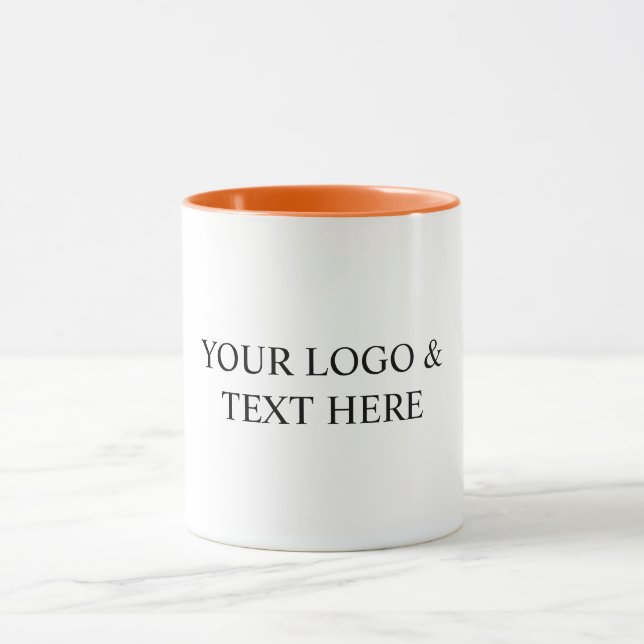 Taza White Personalized – Your Logo & Text Here (Centro)