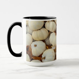 Taza White Pumpkin Combo Mug