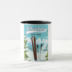 Taza Whiteface Nueva York A Esquí
