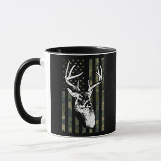 Taza Whitetail Buck Deer Hunting USA Camouflage