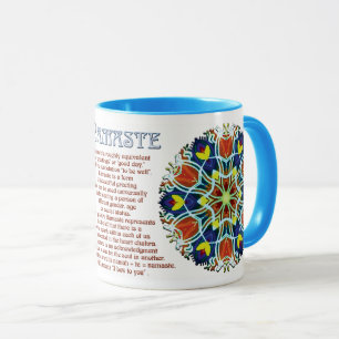Taza Wicker Namaste