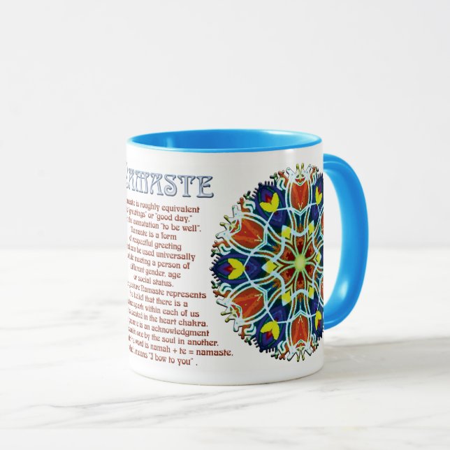 Taza Wicker Namaste (Anverso derecho)