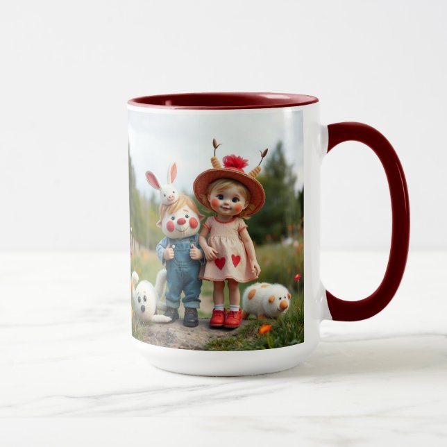 Taza „Wiesenfreunde – Abenteuer im Blumengarten“ (Derecha)