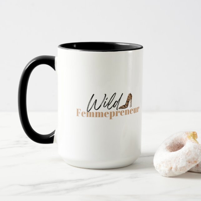 Taza Wild Femmepreneur Mug White (Con donut)