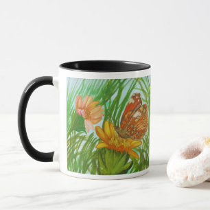 Taza Wild flower blooming
