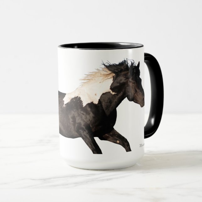 Taza Wild Mustang Mug, leyenda "Domino" (Anverso derecho)