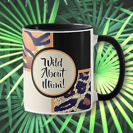 Taza Wild sobre Mimi Animal Print Mug