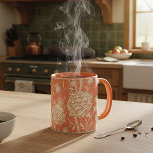 Taza Wild Tulips Peach William Morris
