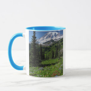 Taza Wildflowers en el Monte Rainier