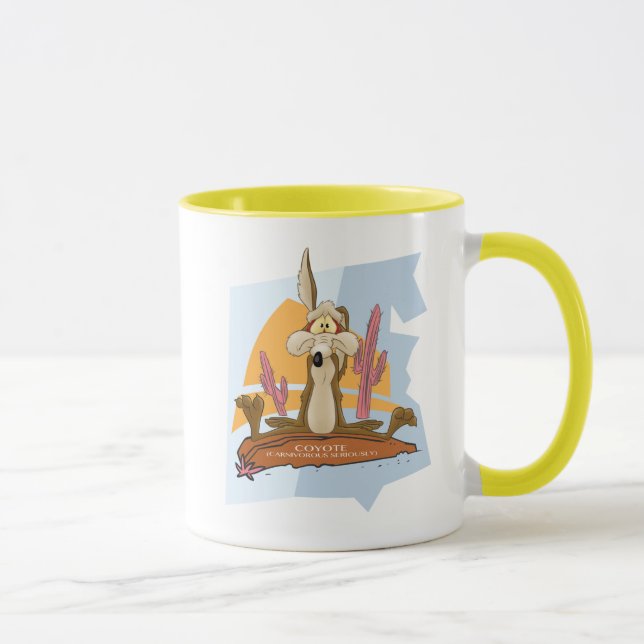 Taza WILE E. COYOTE™ (Carnívoro en serio) (Derecha)