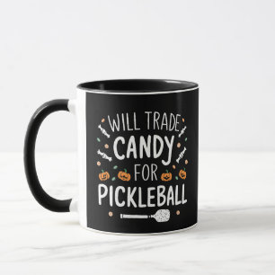 Taza Will Trade Candy For Pickleball Spooky Halloween