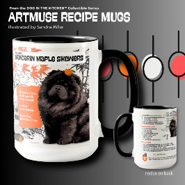 Taza WILLEM el Chow negro Receta del Museo de Arte