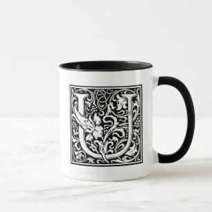 Taza William Morris Alphabet "U"