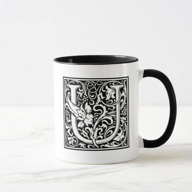 Taza William Morris Alphabet "U" (Derecha)