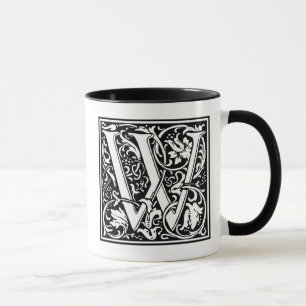 Taza William Morris Alphabet "W"