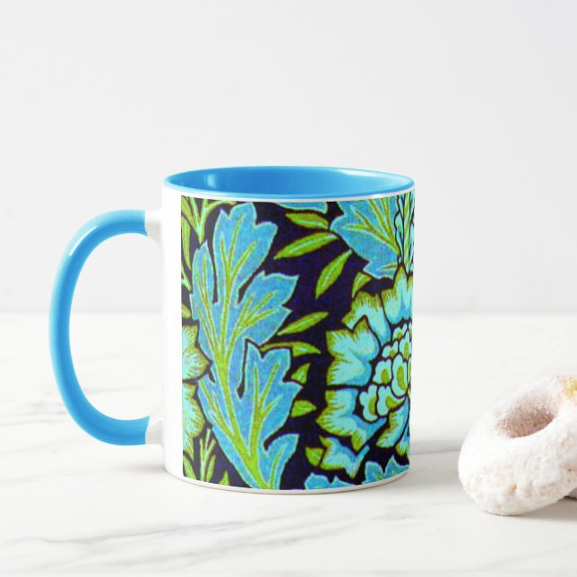 Taza William Morris, Anemone, (Con donut)