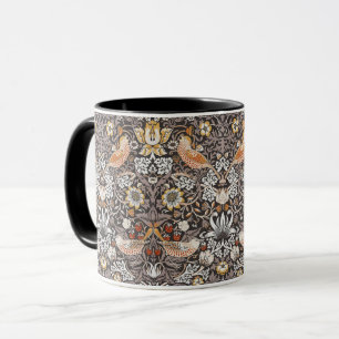 Taza William Morris Fruta Robada Carbón Ocre