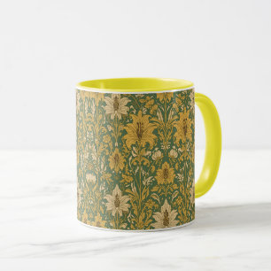 Taza William Morris Golden Lily Vintage Pre-Rafaelita