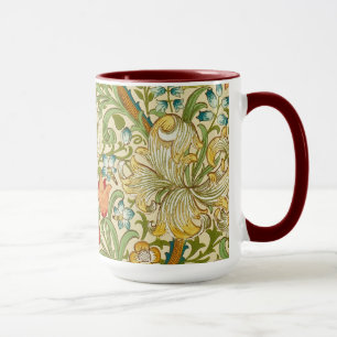 Taza William Morris Golden Lily Vintage Pre-Raphaelite