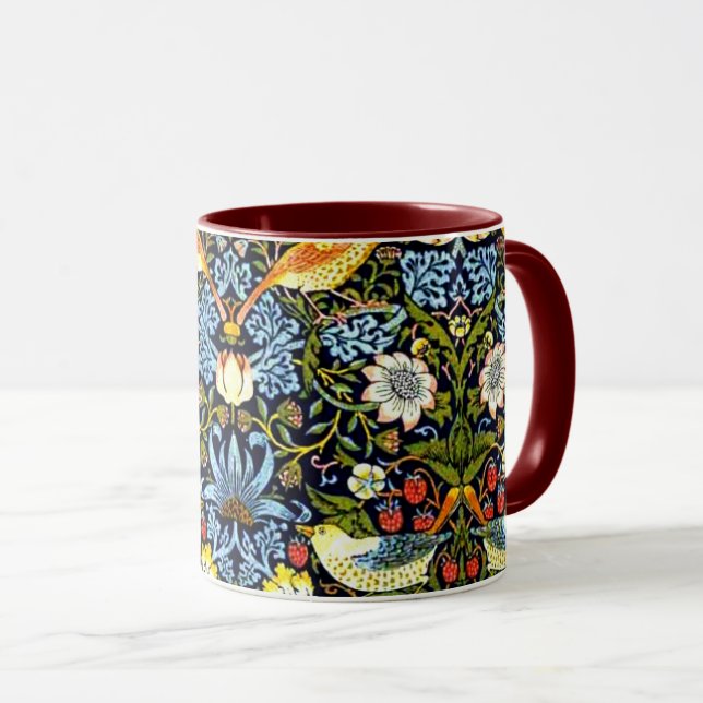Taza William Morris - Ladrón de fresas (Anverso derecho)