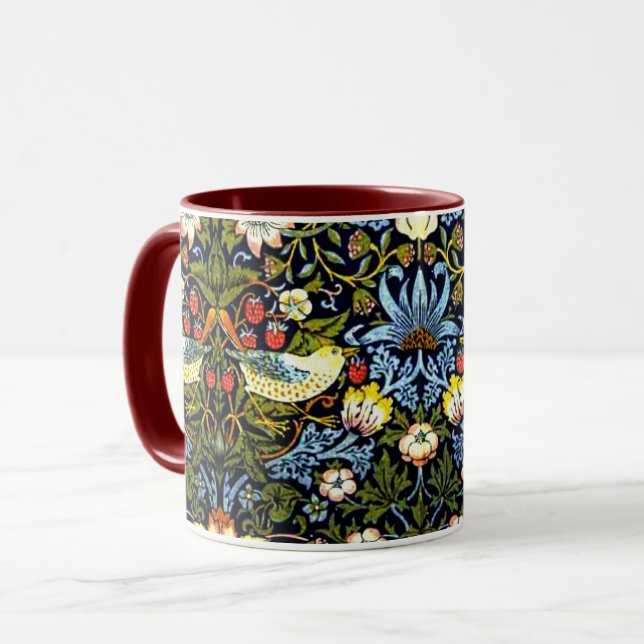 Taza William Morris - Ladrón de fresas (Anverso izquierdo)