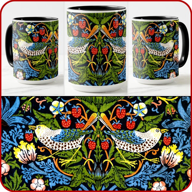 Taza - William Morris - "Ladrón de Fresas" (Subido por el creador)