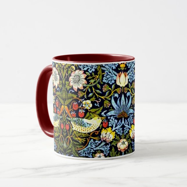 Taza William Morris - Ladrón de fresas (Anverso izquierdo)