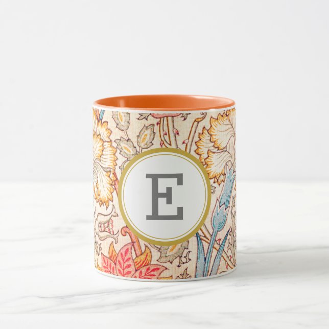 Taza William Morris PERSONALIZADO INICIAL (Centro)