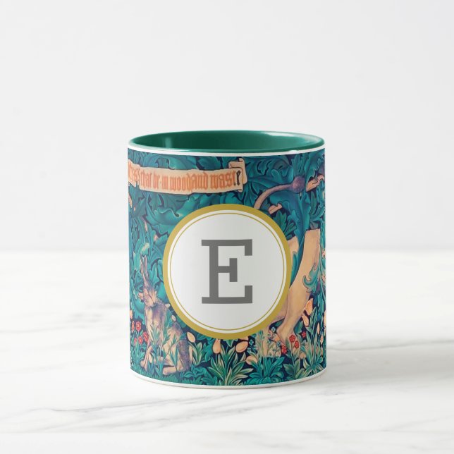 Taza William Morris PERSONALIZADO INICIAL (Centro)