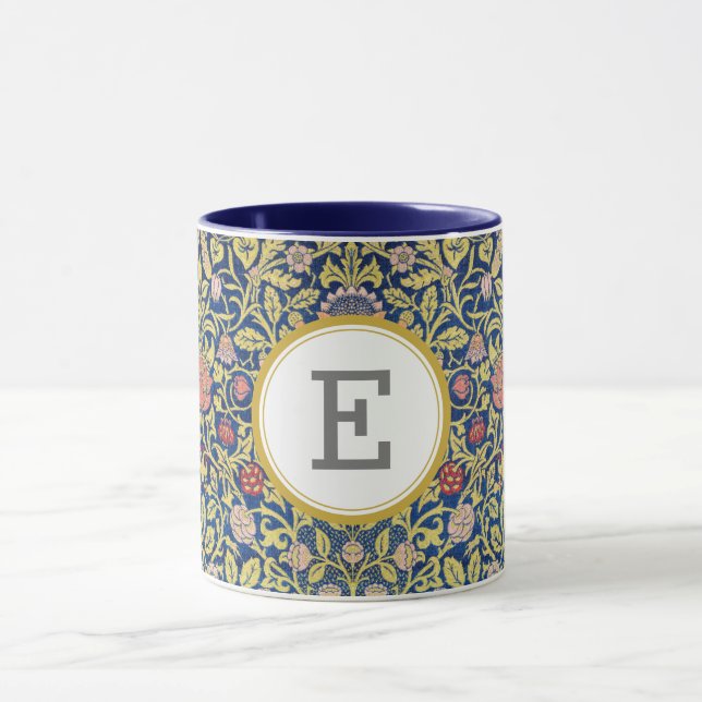 Taza William Morris PERSONALIZADO INICIAL (Centro)