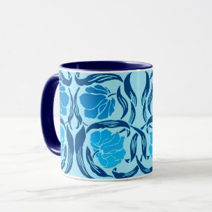 Taza William Morris Pimpernel, Denim & Light Blue