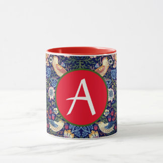 Taza William Morris STRAWBERRY THIEF PERSONALIZADO INIT