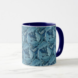 Taza William Morris Vintage Acanthus Foliage Blue