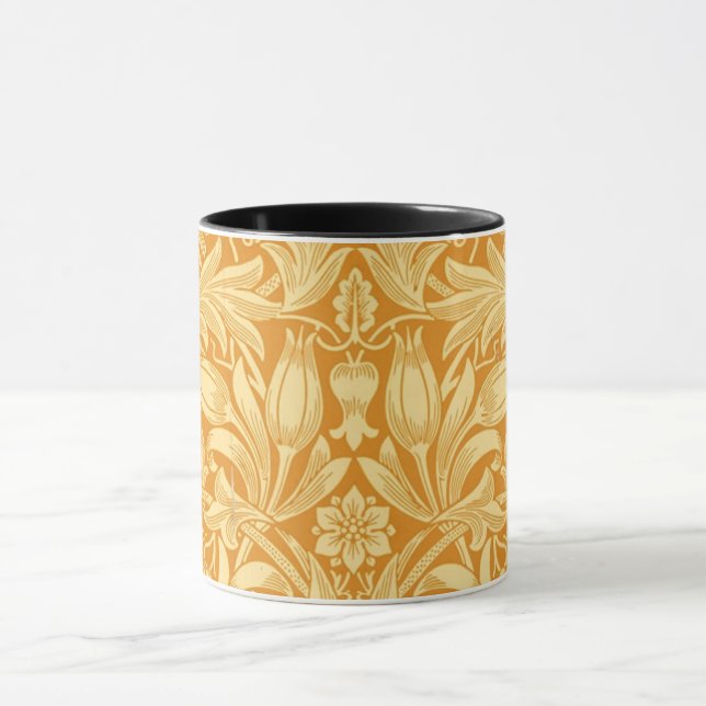 Taza William Morris Vintage amarillo giratorio (Centro)
