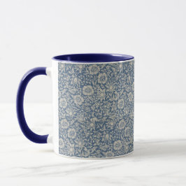 Taza William Morris Vintage Floral Blue Mallow