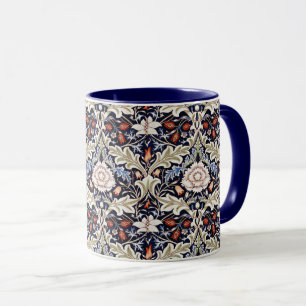 Taza William Morris Vintage Severn Blue Floral Flowers
