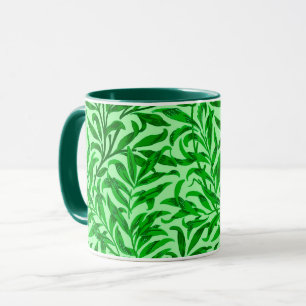 Taza William Morris Willow Bough, verde esmeralda 