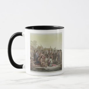 Taza William Penn que negocia el tratado que lleva a